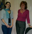 Kate O'Brien with Dr Anita Duffy